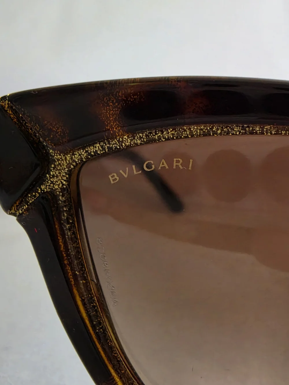 Bvlgari Tortoiseshell Cat-Eye Sunglasses with Brown Lenses